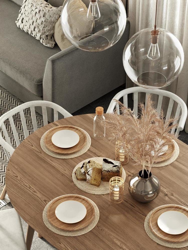 Фотография: Кухня и столовая в стиле Скандинавский, Дом, Проект недели, Дом и дача, Ленинградская область, 4 и больше, Более 90 метров, Анастасия Рамазанова – фото на INMYROOM