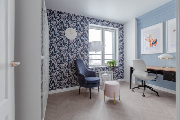 Фотография: Кабинет в стиле Современный, Квартира, Проект недели, Новосибирск, 3 комнаты, 60-90 метров, Method – фото на INMYROOM