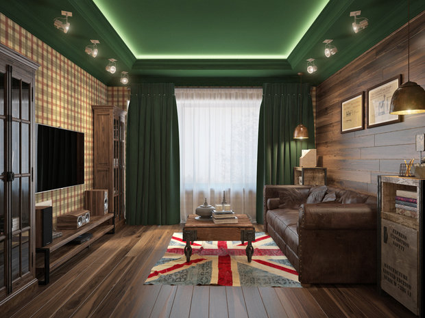 Фото из портфолио Дизайн-проект квартиры с просторной гостиной – фотографии дизайна интерьеров на INMYROOM