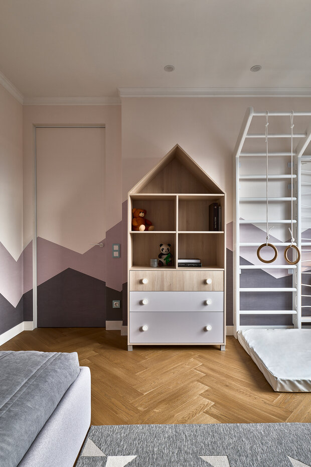 Фотография: Детская в стиле Современный, Квартира, Проект дня, Екатеринбург, 4 и больше, 60-90 метров, Affdesign – фото на INMYROOM