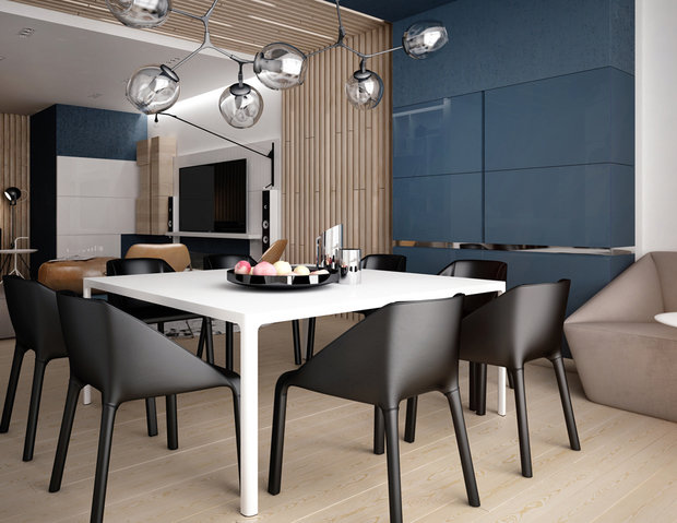 Фото из портфолио Апартаменты в Москве – фотографии дизайна интерьеров на INMYROOM