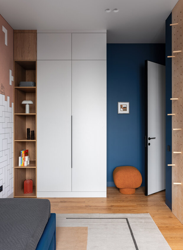 Фотография: Детская в стиле Современный, Квартира, Проект дня, Москва, 4 и больше, Более 90 метров, Фестиваль-Парк 2, Екатерина Шевелева – фото на INMYROOM