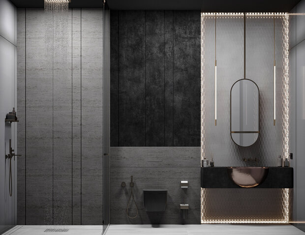 Фото из портфолио ЖК Capital Towers - Дизайн интерьера квартиры 100 м.кв. – фотографии дизайна интерьеров на INMYROOM