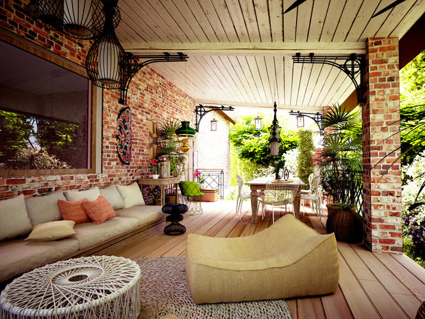 Фотография: Балкон, Терраса в стиле Прованс и Кантри, Квартира, Дом, Дома и квартиры, Проект недели – фото на INMYROOM