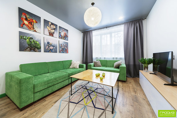 Фото из портфолио Звездная квартира ФОТО – фотографии дизайна интерьеров на INMYROOM