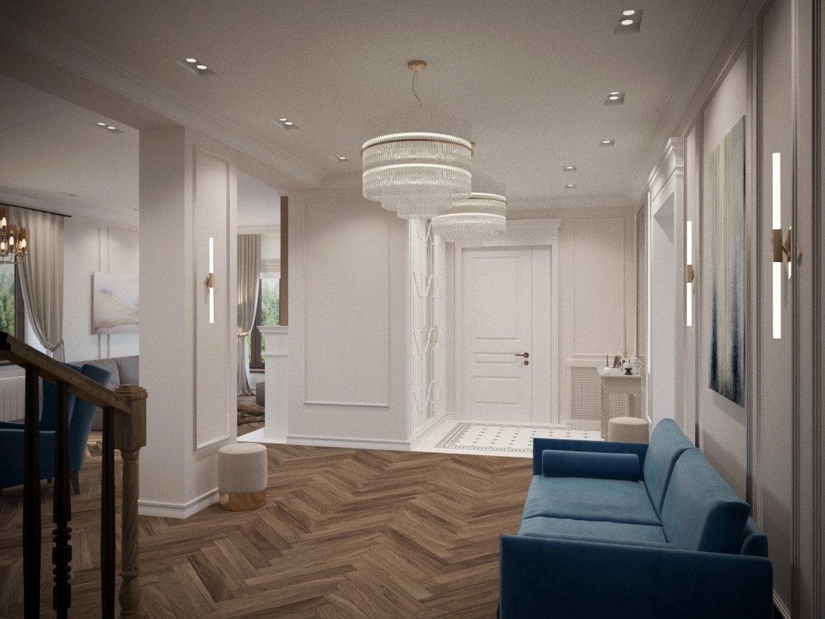 Фото из портфолио Интерьер дома в неоклассическом стиле – фотографии дизайна интерьеров на INMYROOM Фото из портфолио Интерьер дома в неоклассическом стиле – фотографии дизайна интерьеров на INMYROOM