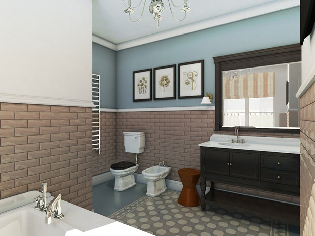 Фотография: Ванная в стиле Эклектика – фото на InMyRoom.ru