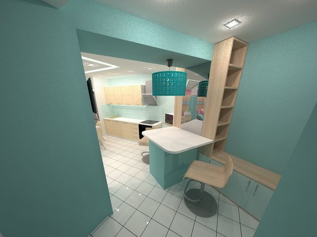 Фото из портфолио Яркий минимализм – фотографии дизайна интерьеров на INMYROOM