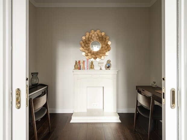 Фотография: Кабинет в стиле Классический, Современный, Минимализм, Квартира, Проект недели, Москва, Сталинка, 3 комнаты, 40-60 метров, UN Buro, Анастасия Потапова – фото на INMYROOM