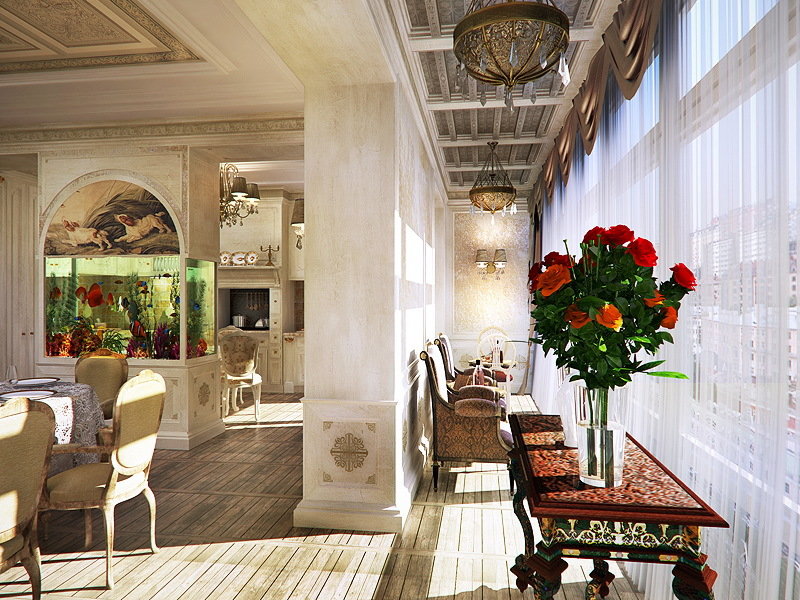 Фото из портфолио Квартира 120 м2 в классике с элементами востока – фотографии дизайна интерьеров на INMYROOM Фото из портфолио Квартира 120 м2 в классике с элементами востока – фотографии дизайна интерьеров на INMYROOM