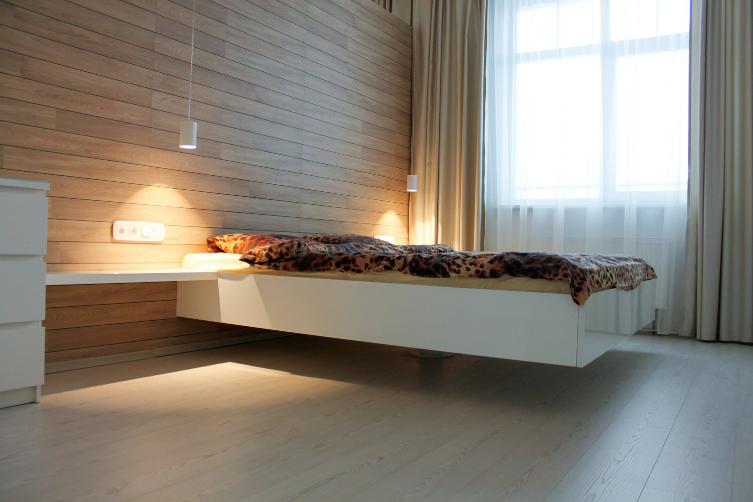 Фотография: Спальня в стиле Минимализм, Квартира, Проект недели, Москва, Монолитный дом, 3 комнаты, 60-90 метров, INTERЁR Architects – фото на INMYROOM