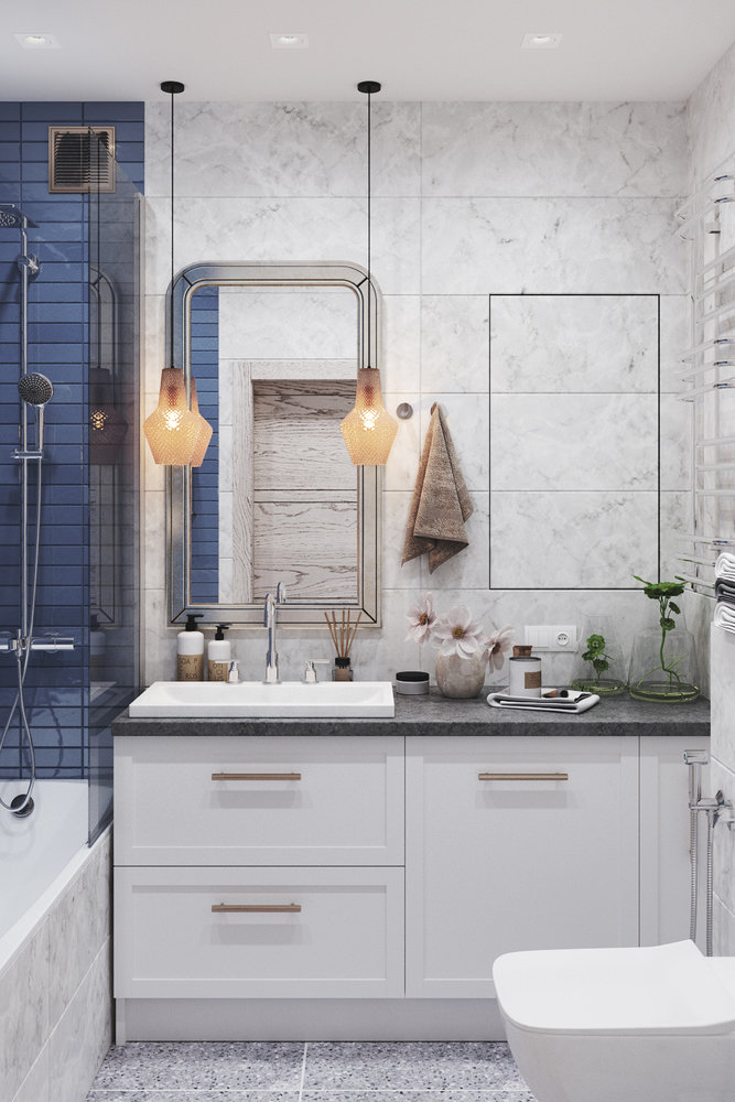 Фотография: Ванная в стиле Современный, Квартира, Проект недели, Балашиха, 4 и больше, Более 90 метров, Наталья Солнцева – фото на INMYROOM Фотография: Ванная в стиле Современный, Квартира, Проект недели, Балашиха, 4 и больше, Более 90 метров, Наталья Солнцева – фото на INMYROOM