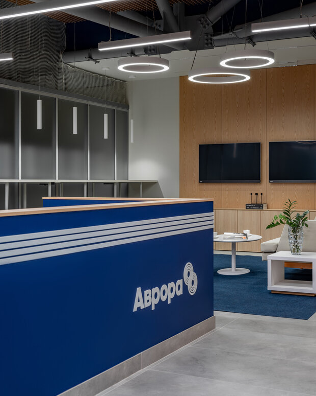 Фото из портфолио Офис авиакомпании Аврора, г.Южно-Сахалинск – фотографии дизайна интерьеров на INMYROOM