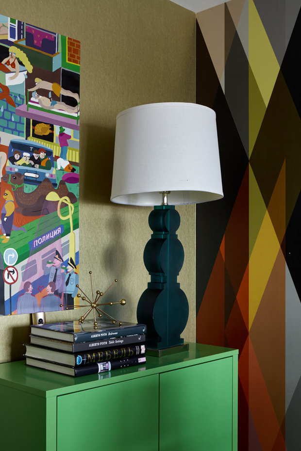 Фотография: Декор в стиле Современный, Квартира, Проект недели, Москва, 4 и больше, Более 90 метров, Монолитно-кирпичный, Марина Жукова – фото на INMYROOM