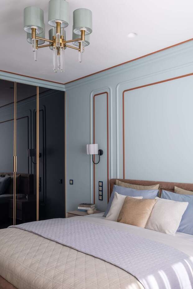 Фотография: Спальня в стиле Классический, Современный, Эклектика, Квартира, Проект дня, Казахстан, 3 комнаты, Более 90 метров, Надира Мустафина – фото на INMYROOM