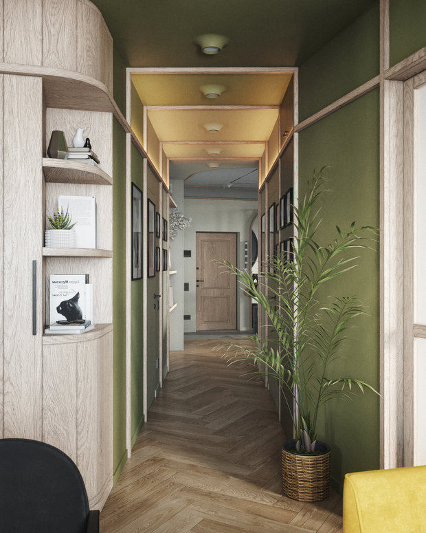 Фотография: Прихожая в стиле Современный, Эклектика, Квартира, Проект недели, Москва, ToTaste Studio, 4 и больше, Более 90 метров – фото на INMYROOM