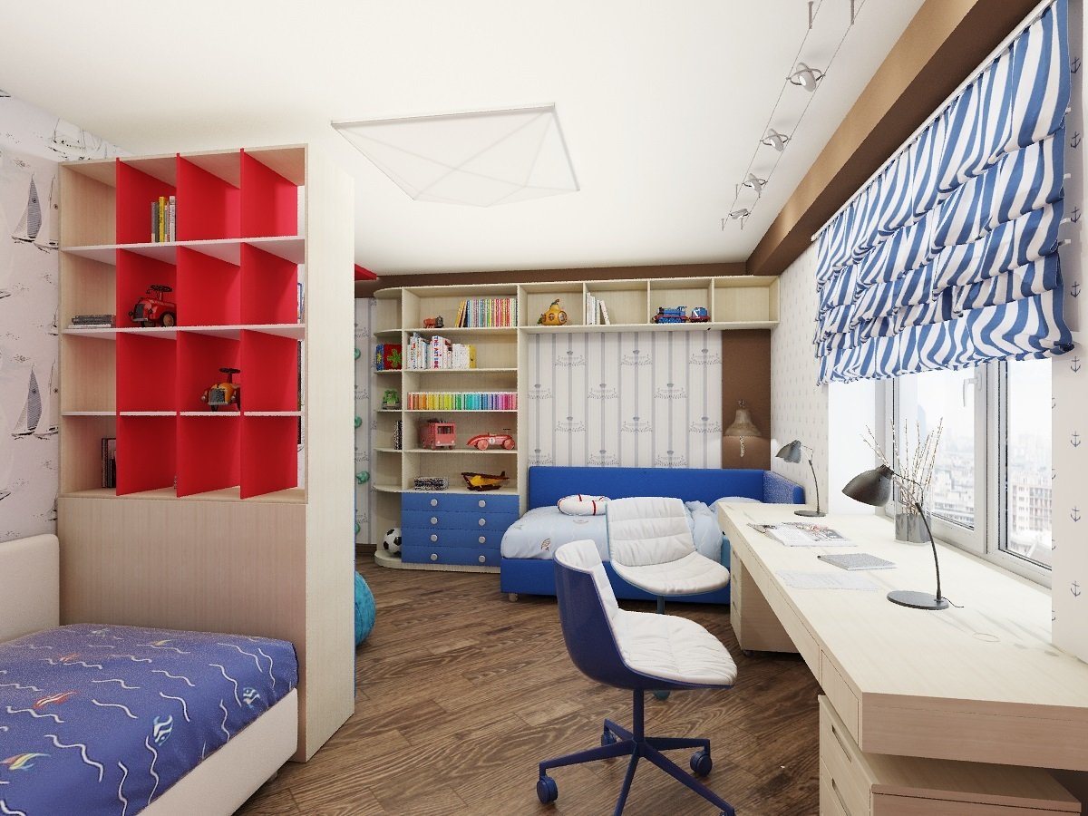 Фотография: Детская в стиле Современный, Скандинавский, Квартира, Россия, Планировки, Аксессуары, Мебель и свет, Белый, Проект недели, Москва, Красный, Бежевый, Dulux, Синий, Голубой, Коричневый, ИКЕА, Елена Булагина, Casadeco, Нappy Home, Mr. Doors, Shaggy Diamond, Legrand, Markslojd, Sonex, бюро "Капитель" (Москва), спортивный уголок в детской, детская в морском стиле, детская для двоих братьев, детская для мальчиков – фото на INMYROOM Фотография: Детская в стиле Современный, Скандинавский, Квартира, Россия, Планировки, Аксессуары, Мебель и свет, Белый, Проект недели, Москва, Красный, Бежевый, Dulux, Синий, Голубой, Коричневый, ИКЕА, Елена Булагина, Casadeco, Нappy Home, Mr. Doors, Shaggy Diamond, Legrand, Markslojd, Sonex, бюро "Капитель" (Москва), спортивный уголок в детской, детская в морском стиле, детская для двоих братьев, детская для мальчиков – фото на INMYROOM