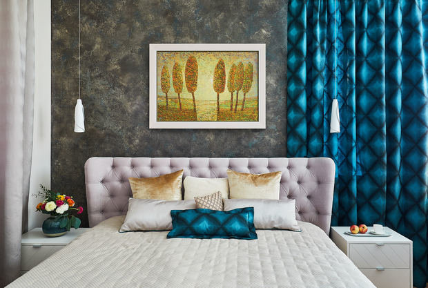 Фотография: Спальня в стиле Современный, Восточный, Эклектика, Квартира, Проект недели, Москва, 4 и больше, Более 90 метров, Бюро IVA – фото на INMYROOM