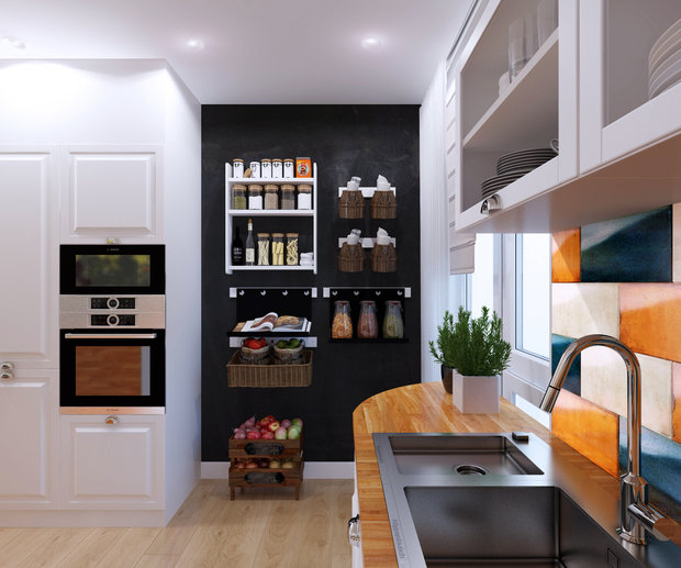 Фото из портфолио Улица Зелинского, 86 м2 – фотографии дизайна интерьеров на INMYROOM