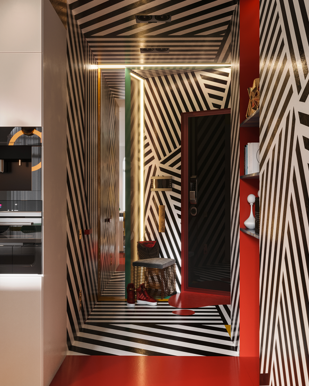 Фотография: Прихожая в стиле Современный, Квартира, Проект дня, 2 комнаты, 60-90 метров, Алена Горская, Nolte, Nolte Küchen, Nolte Kuchen – фото на INMYROOM