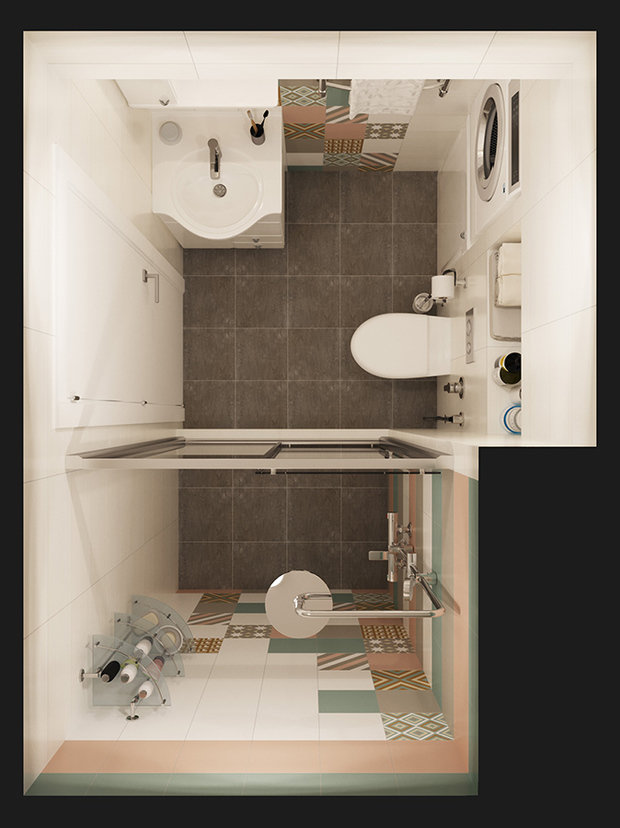 Фото из портфолио Квартира 35м2 – фотографии дизайна интерьеров на INMYROOM