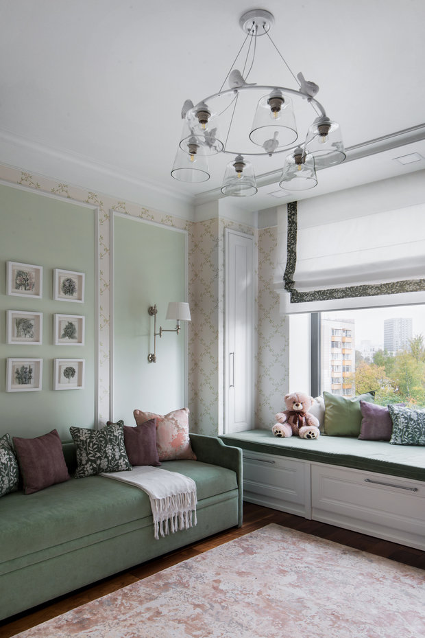 Фотография: Детская в стиле Классический, Квартира, Проект недели, Москва, Лидия Большакова, NW-Interior, 4 и больше, Более 90 метров – фото на INMYROOM