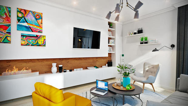 Фотография: Гостиная в стиле Скандинавский, Кухня и столовая, Карта покупок, Co:Interior – фото на INMYROOM