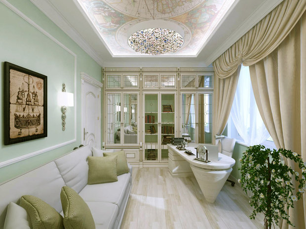 Фото из портфолио Квартира в стиле Арт-деко для девушки руководителя – фотографии дизайна интерьеров на INMYROOM