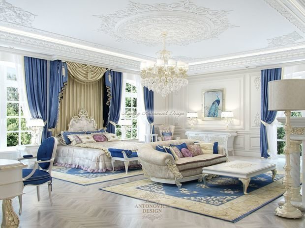 Фото из портфолио Спальня в классическом стиле от Елены Антонович – фотографии дизайна интерьеров на INMYROOM