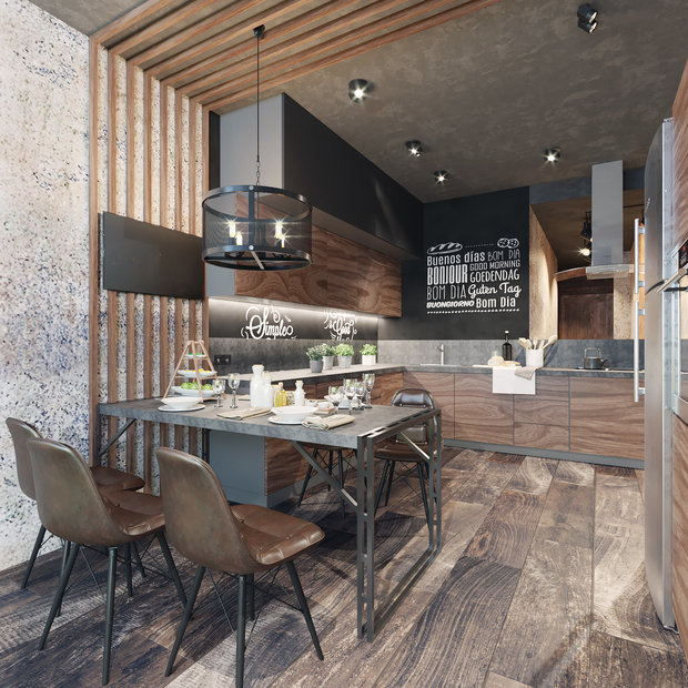 Фото из портфолио квартира холостяка – фотографии дизайна интерьеров на INMYROOM