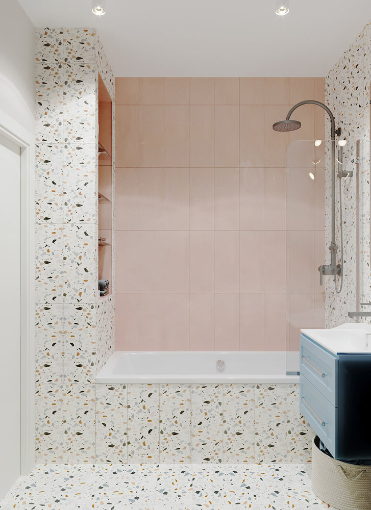 Фотография: Ванная в стиле Современный, Малогабаритная квартира, Квартира, Студия, Проект недели, Красногорск, до 40 метров, Ольга Бойцова – фото на INMYROOM Фотография: Ванная в стиле Современный, Малогабаритная квартира, Квартира, Студия, Проект недели, Красногорск, до 40 метров, Ольга Бойцова – фото на INMYROOM