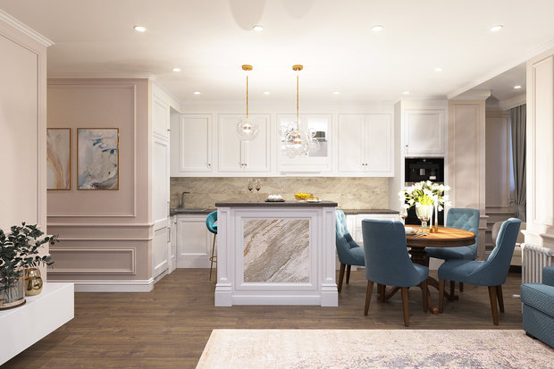 Фото из портфолио ДИЗАЙН-ПРОЕКТ КВАРТИРЫ НА МЕЧНИКОВА – фотографии дизайна интерьеров на INMYROOM