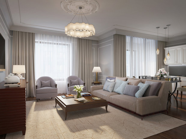 Фото из портфолио Квартира в Москве – фотографии дизайна интерьеров на INMYROOM