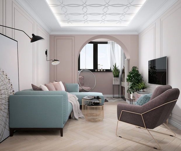 Фото из портфолио Гламурные 60-е – фотографии дизайна интерьеров на INMYROOM