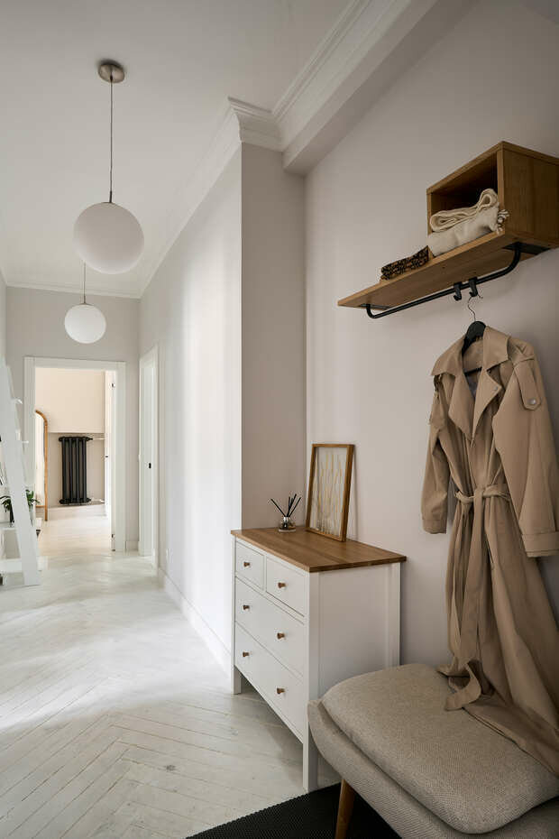 Фотография: Прихожая в стиле Скандинавский, Эко, Современный, Квартира, Проект недели, Москва, 2 комнаты, 40-60 метров, Designbox, Анастасия Громова – фото на INMYROOM
