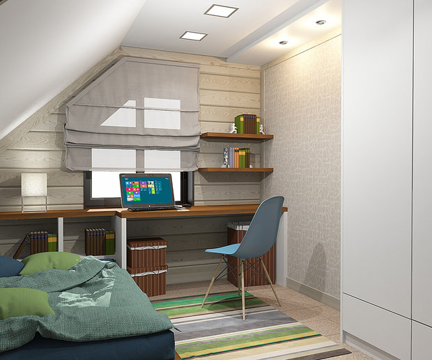 Фото из портфолио Небольшая дача – фотографии дизайна интерьеров на INMYROOM