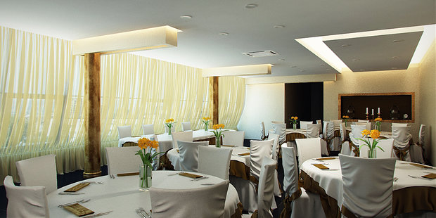 Фото из портфолио Банкетный зал "Шаляпин" – фотографии дизайна интерьеров на INMYROOM