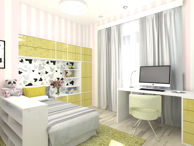 Фото из портфолио Цветовые варианты для детской – фотографии дизайна интерьеров на INMYROOM