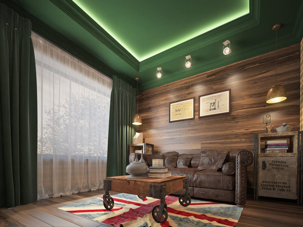 Фото из портфолио Дизайн-проект квартиры с просторной гостиной – фотографии дизайна интерьеров на INMYROOM