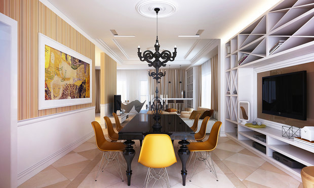 Фотография: Гостиная в стиле Эклектика – фото на InMyRoom.ru