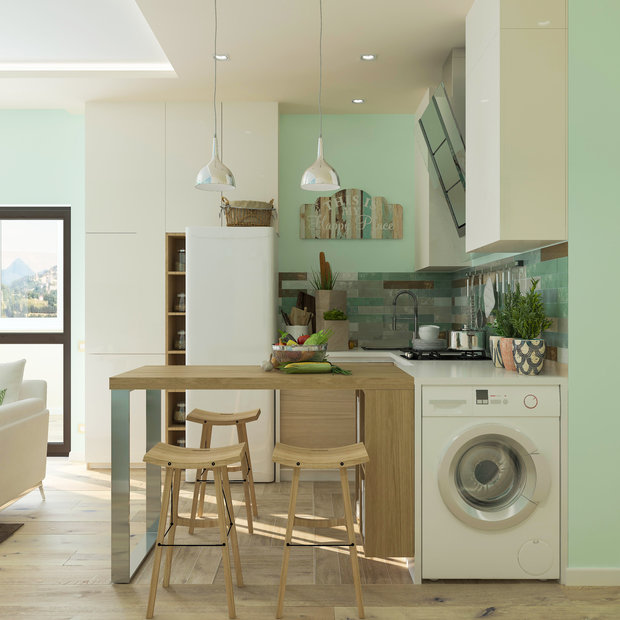 Фото из портфолио Гостиная "Mojito" – фотографии дизайна интерьеров на INMYROOM