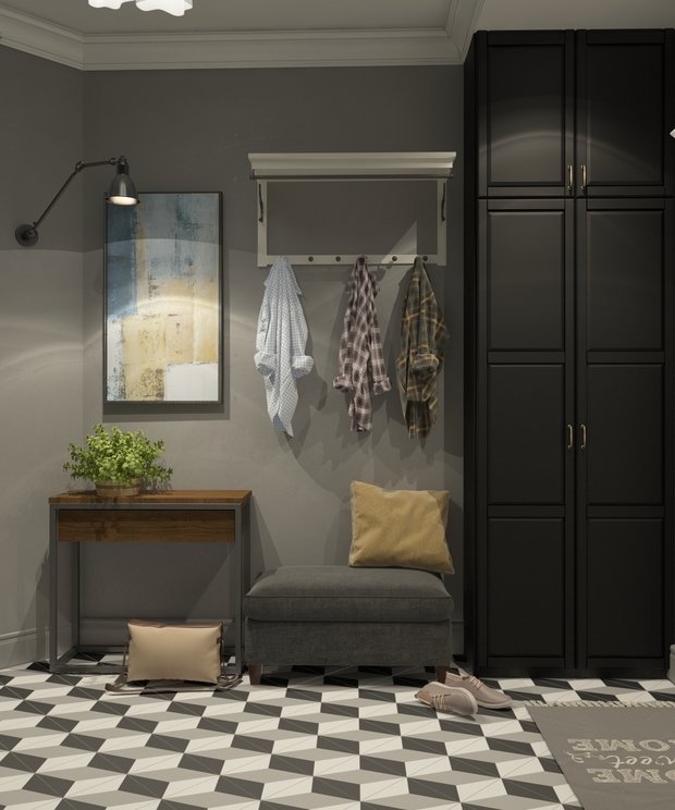 Фото из портфолио Современная классика в городской квартире – фотографии дизайна интерьеров на INMYROOM