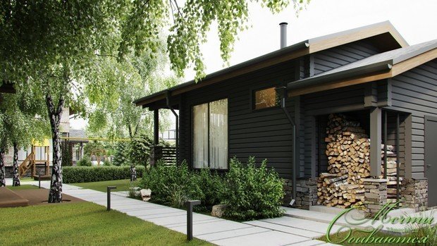 Фото из портфолио Проект дома с мансардой – фотографии дизайна интерьеров на INMYROOM