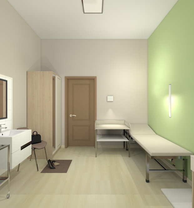Фото из портфолио Интерьер мед.кабинета – фотографии дизайна интерьеров на INMYROOM