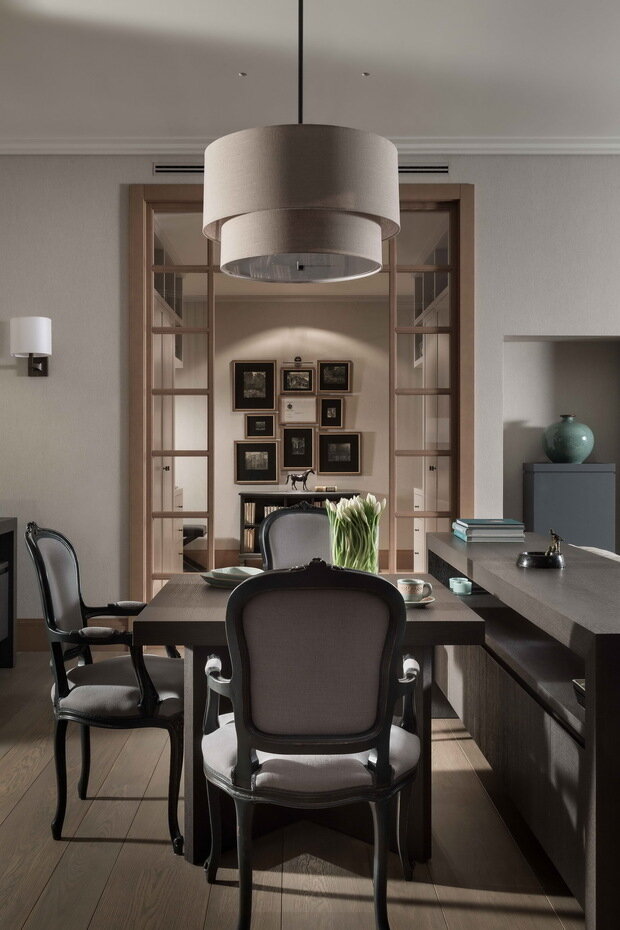 Фото из портфолио Квартира в Москве, 235 м кв. – фотографии дизайна интерьеров на INMYROOM