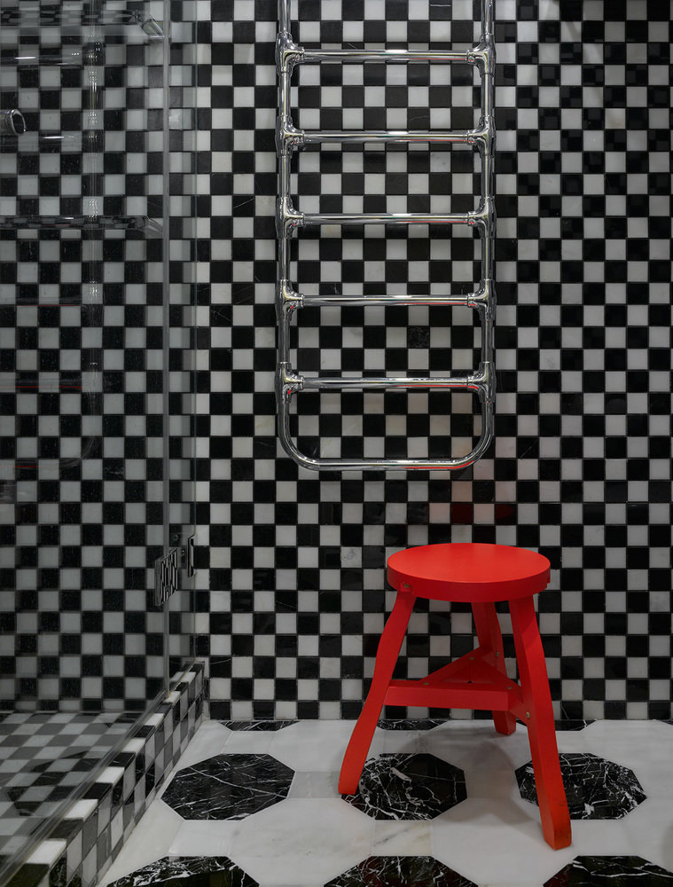 Фотография: Ванная в стиле Современный, Квартира, Проект недели, Москва, 4 и больше, Более 90 метров, Монолитно-кирпичный, Марина Жукова – фото на INMYROOM