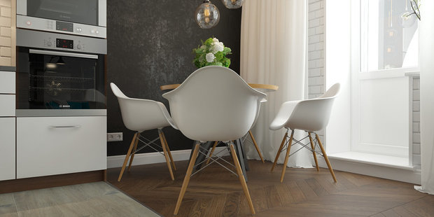 Фото из портфолио 2-к квартира, 67 м2 – фотографии дизайна интерьеров на INMYROOM