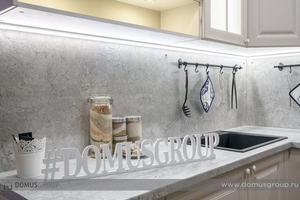 Фото из портфолио Г-образная кухня в стиле современная классика – фотографии дизайна интерьеров на INMYROOM