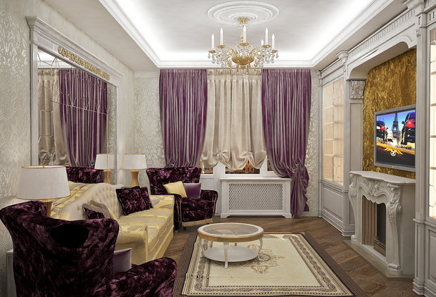 Фото из портфолио Гостиная кв Юбилейный – фотографии дизайна интерьеров на INMYROOM