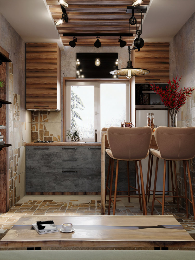 Фото из портфолио Дачный дом в стиле лофт – фотографии дизайна интерьеров на INMYROOM Фото из портфолио Дачный дом в стиле лофт – фотографии дизайна интерьеров на INMYROOM